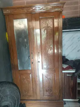 Lemari Jati 2 Pintu