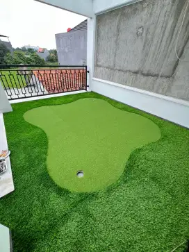 Rumput sintetis Minigolf teras rumah