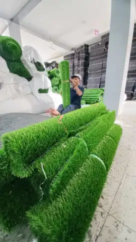 Karpet rumput sintetis