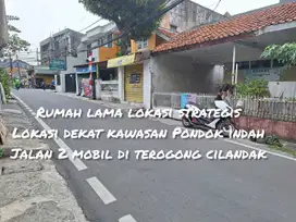 RUMAH LAMA DI TEROGONG CILANDAK HITUNG TANAH LOKASI STRATEGIS