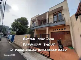 FOR SALE RUMAH SIAP HUNI DEKAT KE PIM DI RADIO DALAM KEBAYORAN BARU