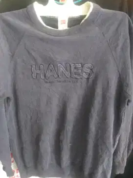 SWEATER ABU2 MERK HANES USA SIZE M
