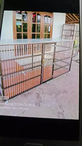 Kandang kucing alumunium