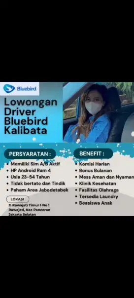 Info loker driver bluebird