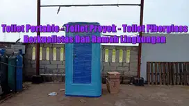 Toilet Portable, Toilet Fiberglas, wc Portable Murah Stok Banyak