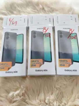 SAMSUNG A06 RAM 8GB/ROM 64/128GB