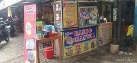 Dijual Gerobak bakso almunium