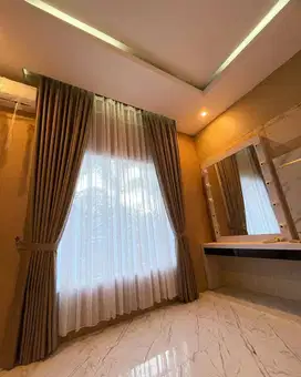 Bisa Pesan Gorden Blackout Sekat Klinik Hordeng Pintu Gordyn Vitrase
