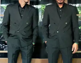 Jas Hitam+Celana (1 Stel) size L Body fit