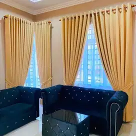 Ahli Buat  Tirai Gorden Jendela Gordyn Mewah Hordeng Model Terbaru Mur