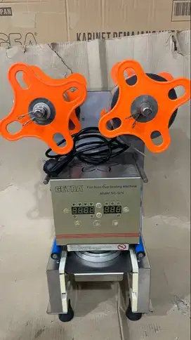 Mesin Penyegel Gelas Plastik GETRA SC-Q70 SCQ70 - Full Automtic Cup Se