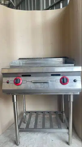 Getra Gas Open Flat Griddle RPD 4 Shelf and Stand Alat Panggang RPD4 G