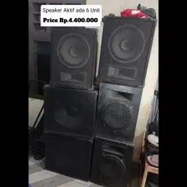Speaker Aktif 6 Unit siap pakai
