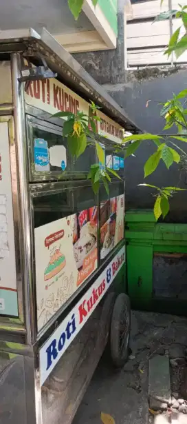 Gerobak Roti, Gorengan, Martabak Full Stainlees