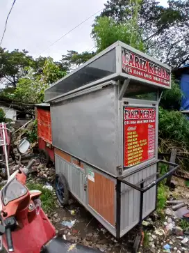 Juall Grobak Kebab Full Alumunium Sampai Deal-Baru bisa 10jtan