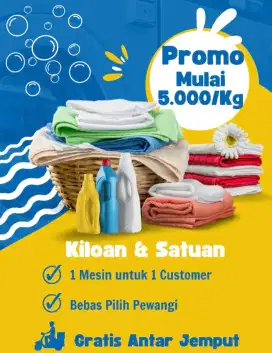 Dibutuhkan karyawan laundry