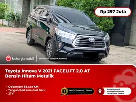 [ 2TV ] Toyota Innova V FACELIFT 2.0 AT Bensin Hitam Metalik 2021/2022