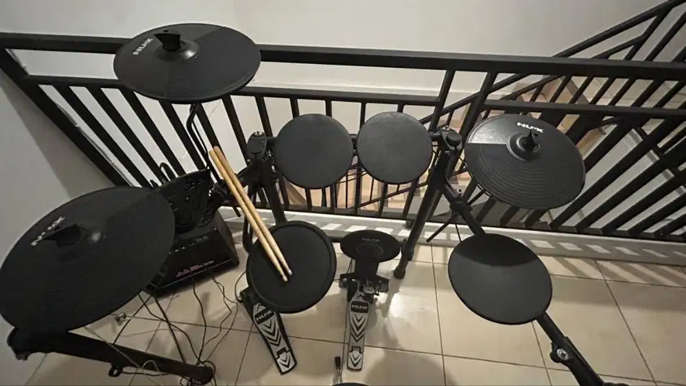 DRUM ELEKTRIK NUX DM-1X Second + Amply/Speaker + Headset