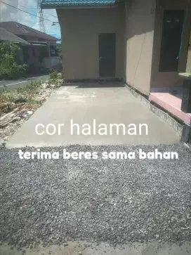 Mencor halaman rumah