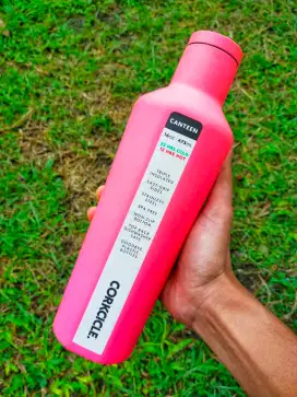 Tumbler Corkcicle Canteen 16oz Neon Pink Preloved