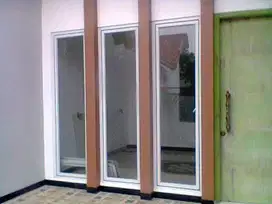 Kusen Pintu Alumunium + Pintu + Jendela