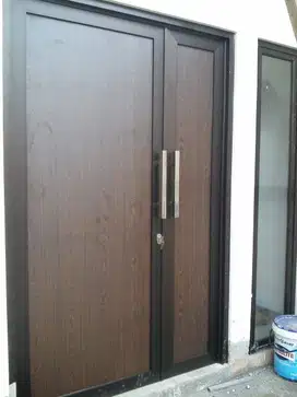 Kusen Alumunium Pintu KamuFlase  Alumunium Partisi Gypsum Lis Moulding