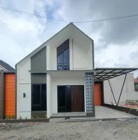 Rumah Siap Huni di Sawangan Depok Desain Scandinavian Ada Mezzanine