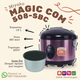 Rice Cooker Miyako MCM-508SBC