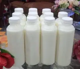 susu kambing etawa murni 100% segar berkhasiat kemasan botol 250ml top