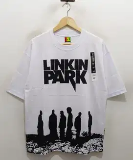 T SHIRT / KAOS LINKINFARK WHITE