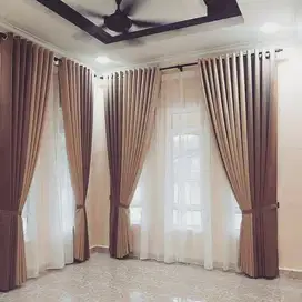 Penyedia Tirai Gorden Jendela Gordyn Mewah Hordeng Model Terbaru Murah