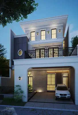 Rumah NEW Gress American Style 3 lantai Woodland, Citraland Utama