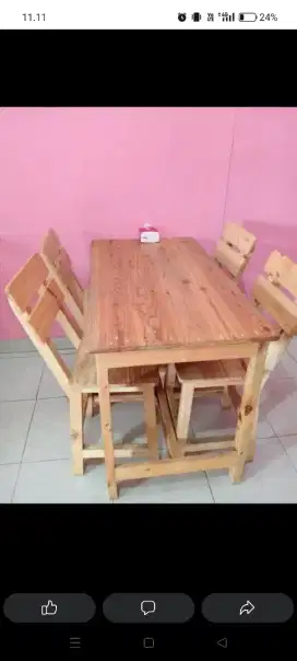 Meja kursi warung