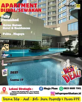 Dijual Murah Studio type besar FULLY FURNISHED di Apartment Aston