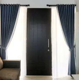 Pusat Gorden Blackout Sekat Klinik Hordeng Pintu Gordyn Vitrase