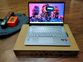 HP 14S FQ1009AU RYZEN 3 5300U RAM 16GB SSD 512GB VGA 2GB GARANSI RESMI
