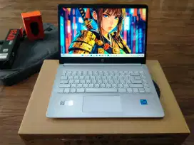 FULL SET HP 14S DQ2614TU CORE i3 GEN 11 RAM 4GB SSD 512GB GARANSI 2025