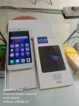 Vivo Y66 4/64gb bekas fullset normal bisa TT