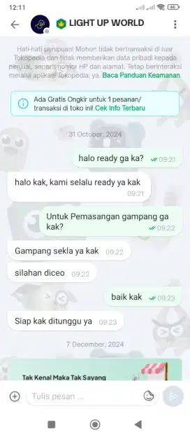 Di Butuhkan 1. Admin Online 2. Accounting