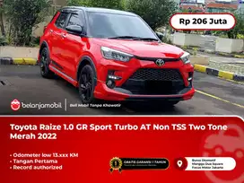 [KM ANTIK] Toyota Raize 1.0 GR Sport Turbo AT Two Tone Merah 2022/2023