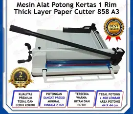 MESIN PEMOTONG KERTAS 1RIM 858 A3 KUALITAS SUPER PREMIUM