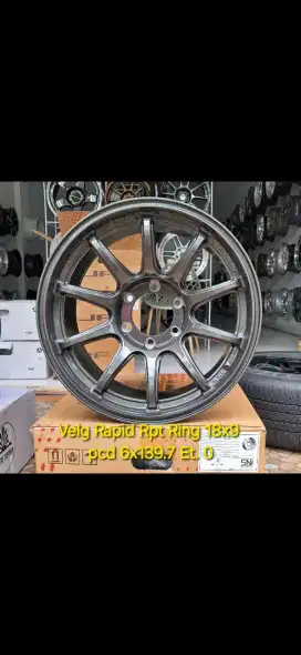 Velg Rpt Rapid Ring 18x9 pcd 6x139.7
Et. 0