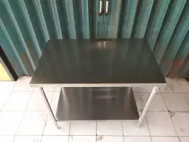 Jual meja undershelf stainless murah berkualitas jabodetabek