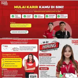 Lowongan kerja Home Credit Indonesia