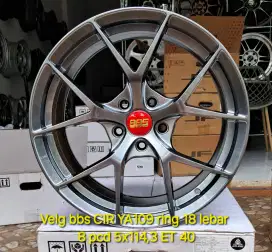 Velg bbs CIR YA109 ring 18 lebar 8 pcd 5x114,3 ET 40