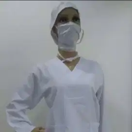 Baju OKA Lengan Panjang Putih XXL