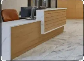 Meja ruang merangkap perlengkapan usaha hpl