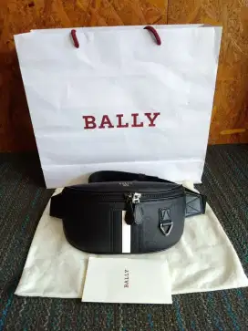 Bally bumbag waistbag leather tas
