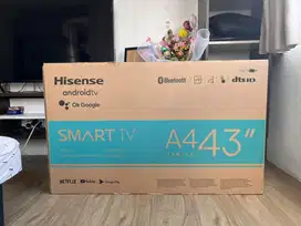 TV HISENSE 43 INCH (Class A4 Series) LED 1080p Smart Andorid TV