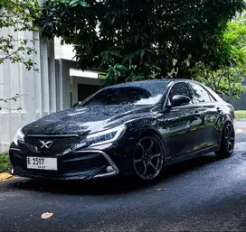 Toyota Mark X 2012 Hitam Black Mark x 2013 Facelift Velg Advan RG 2.5